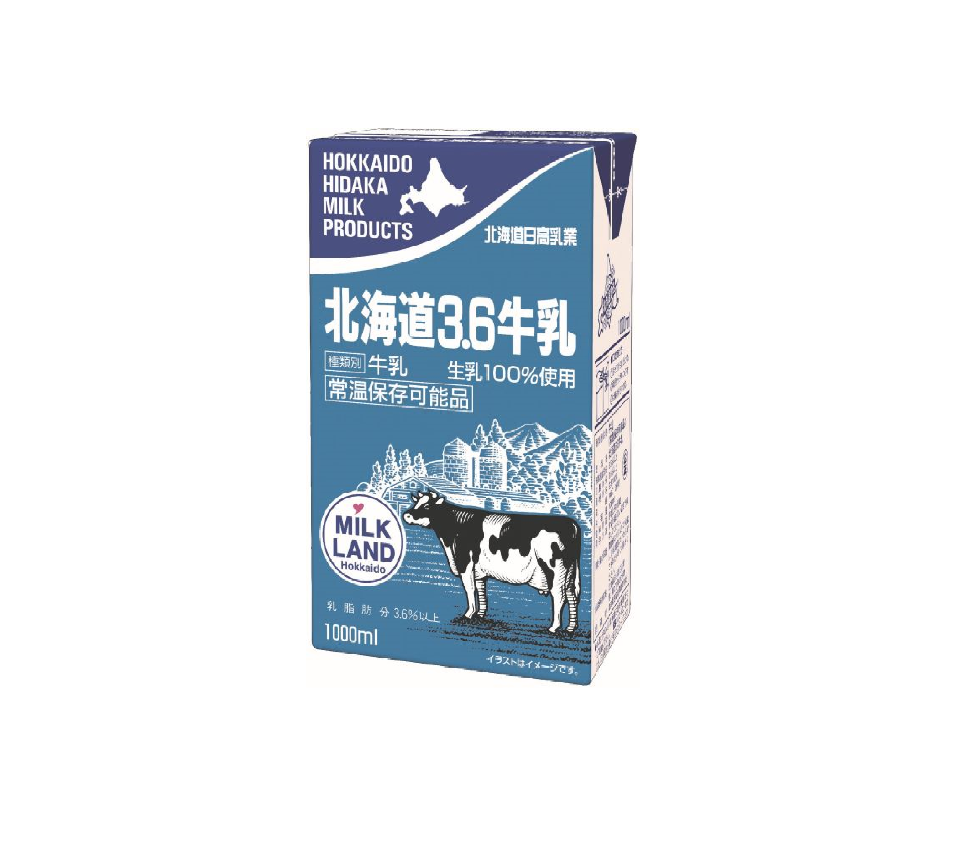 北海道日高 北海道 3.6牛乳 1000ml